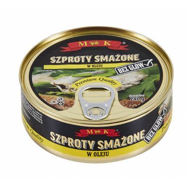 Kupinatas šprotes eļļā  MK...