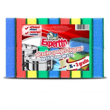 Sūkļi "Expertto" 18vnt.