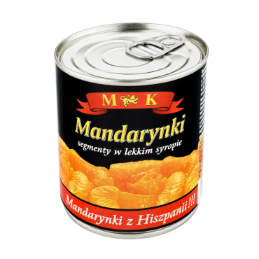 Konservēti mandarīni MK 312g