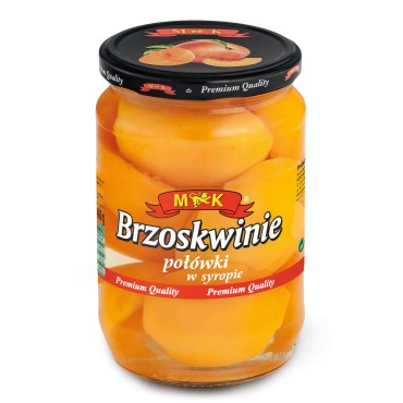 Persiku pusītes sīrupā 680g