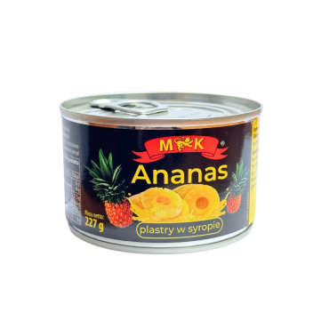 Ananāsu šķēles sīrupā MK 227g