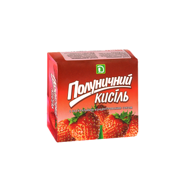 Ķīselis ar zemeņu garšu ar...