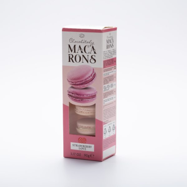 Cepumi "Macarons" ar zemeņu...