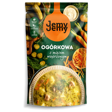 Gurķu zupa ar cūkgaļu "Jemy...