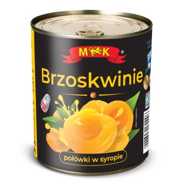 Konservētas persiku pusītes...